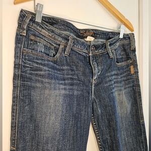 🥈SILVER Jeans Size 34 (western glove works Jasmine)